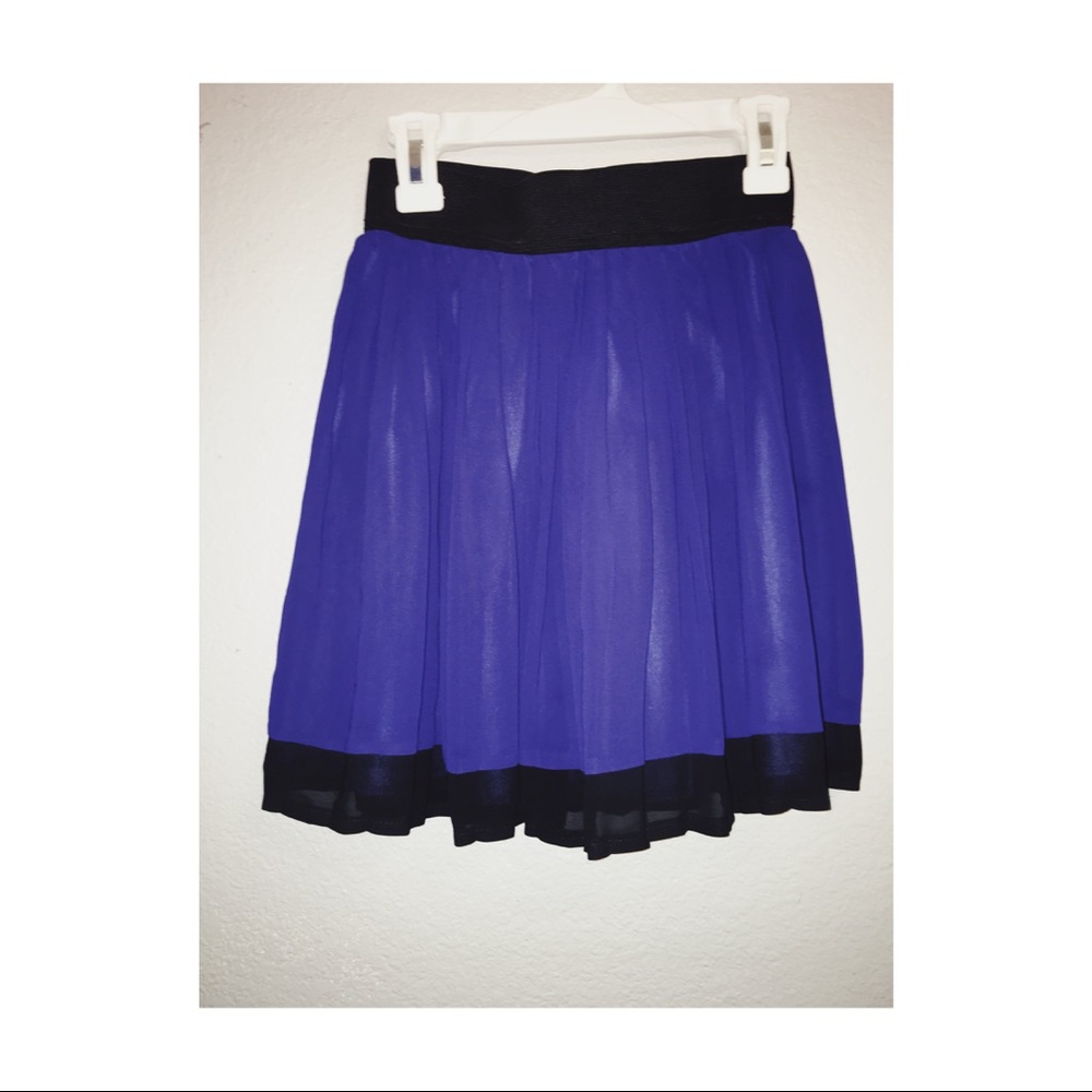 Blue skirt